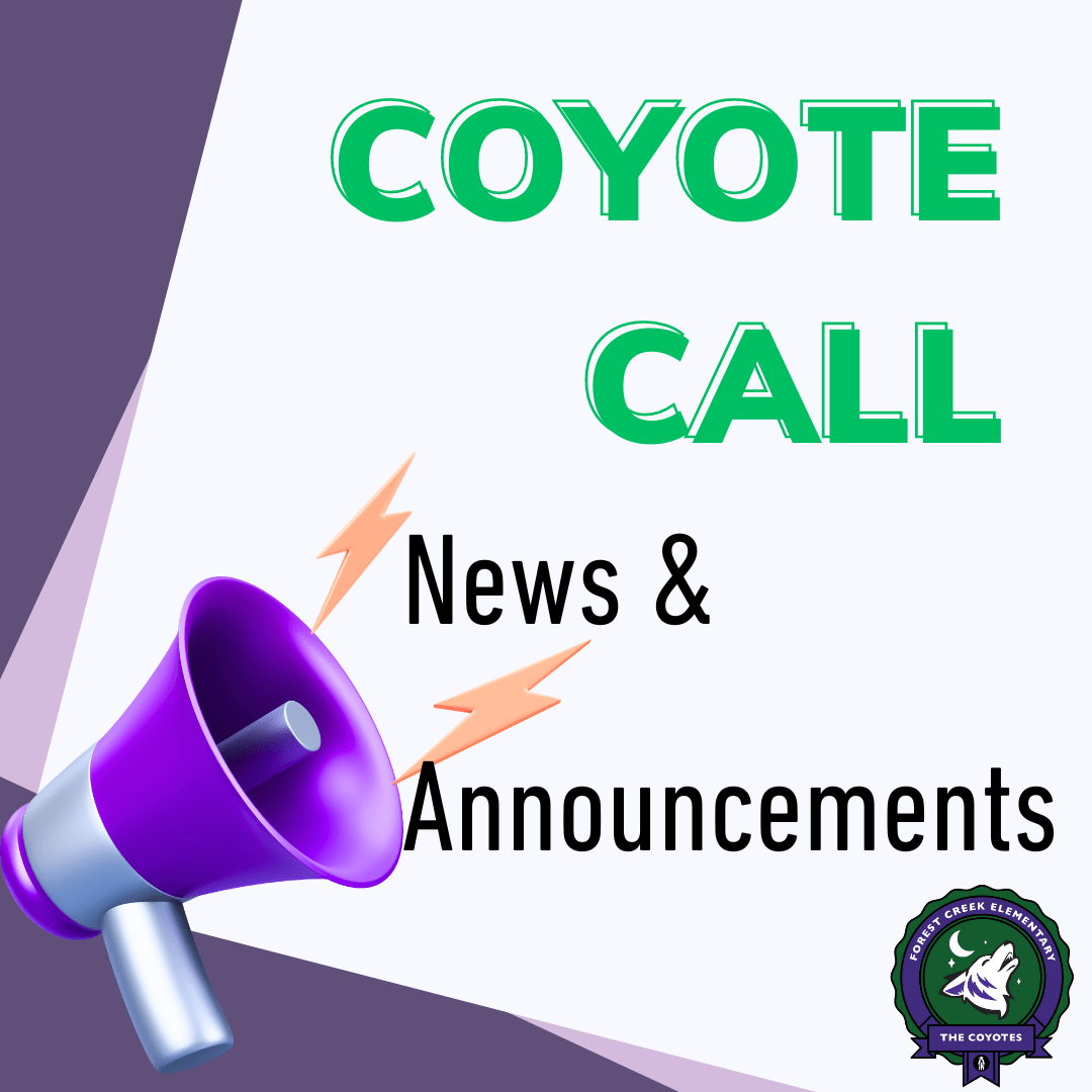 Coyote Call News and Announcements